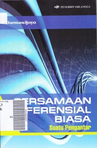 Persamaan diferensial biasa suatu pengantar