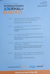 Gadjah Mada International Journal of Business