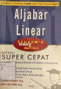 Aljabar Linear: Schaum's Easy outlines