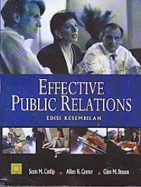 Efective Public Relations ; Edisi Kesembilan