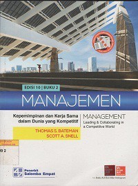 Manajemen : Kepemimpinan dan Kerja Sama dalam Dunia yang Kompetitif Edisi 10 Buku 2