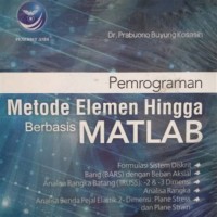 Image of Pemrograman Metode Elemen Hingga Berbasis MATLAB