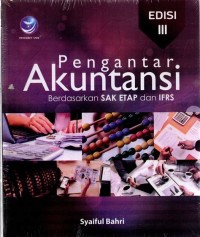 Image of Pengantar Akuntansi Berdasarkan SAK ETAP dan IFRS