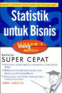 Statistik; schaums easy outlines