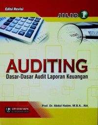 Auditing 1 : Dasar-dasar Audit Laporan Keuangan