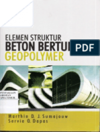 Elemen Struktur Beton Bertulang Geopolymer (BP)