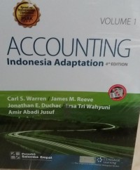 Accounting-Indonesia adaptation, Volume 1