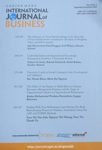 Image of Gadjah Mada International Journal of Business