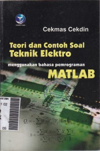 Image of Teori dan contoh soal teknik elektro menggunakan bahasa pemrograman MATLAB