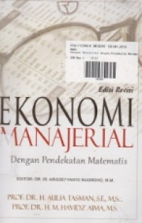 Image of Ekonomi Manajerial