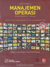 Image of Manajemen Operasi : Perspektif Asia Edisi 9 Buku 2